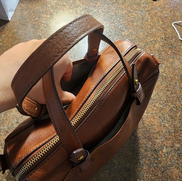 Fossil Rachel Satchel in Brown Leather - Picture 11 of 11